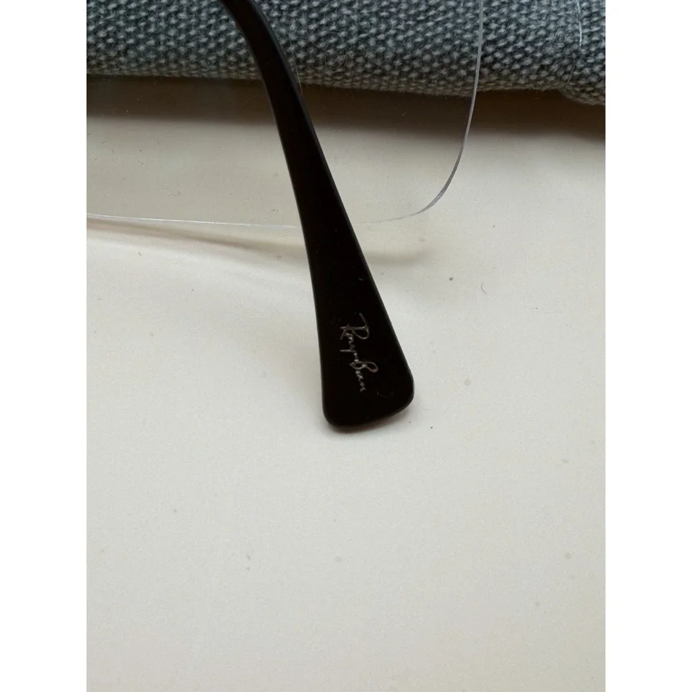 Ray-Ban RB8755 1128 Matte Gunmetal Rimless Eyeglasses Frame Square 56-17)